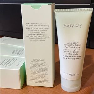 Mary Kay mint bliss energizing lotion(legs & feet)